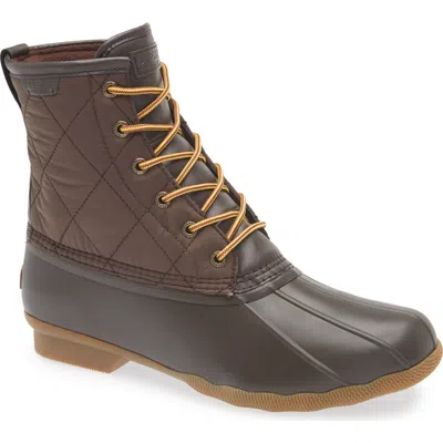 Sperry Saltwater Duck Toe Boot In Brown
