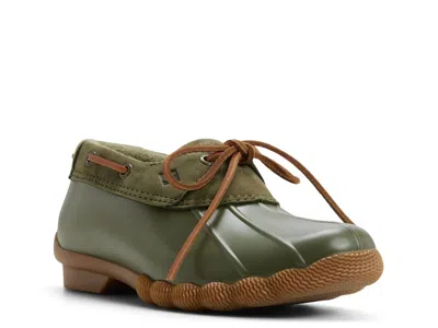 Sperry Saltwater Rain Clog In Green