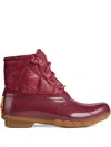 Sperry Saltwater "red" Boots In Red