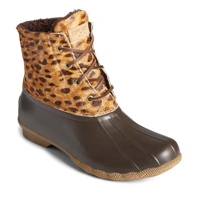 Sperry Saltwater Sts86775 Women's Brown Waterproof Duck Boots Jobb644