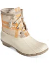 SPERRY SALTWATER WOMENS ANKLE LACE UP WINTER & SNOW BOOTS