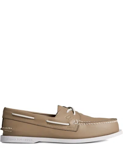 Sperry Seacycled "beige" Boat Shoes In Brown