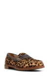 Sperry Seaport Genuine Calf Hair Penny Loafer In Brown