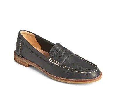 Sperry Seaport Penny Loafer In Black