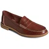 Sperry Seaport Womens Memory Foam Leather Loafers In Multi