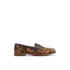 Sperry Seaport Genuine Calf Hair Penny Loafer In Brown