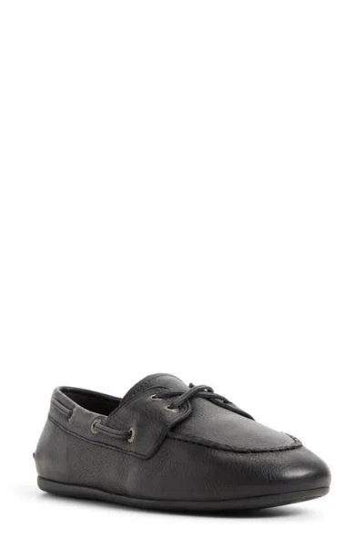 Sperry Slim Boat Shoe In Black