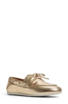 Sperry Slim Boat Shoe In Gold