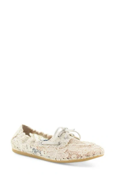 Sperry Slim Sail Boat Shoe In White