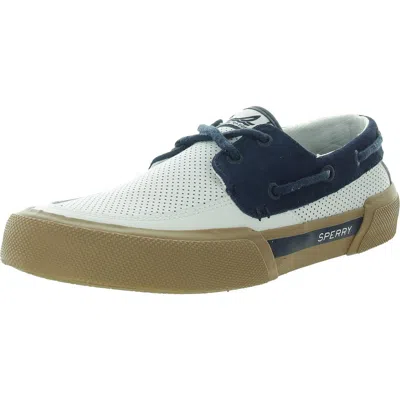 Sperry Soletide 2-eye Mens Lace-up Leather Casual And Fashion Sneakers In Multi