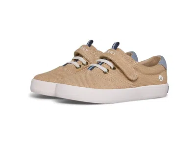 Sperry Spinnaker Washable (little Kid/big Kid) Girl's Shoes Khaki : 10 Toddler M, Leather In Brown