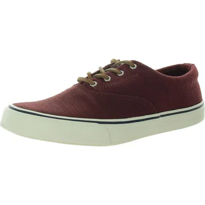 Sperry Striper Ii Cvo Mens Cushioned Footbed Canvas Casual And Fashion Sneakers In Multi