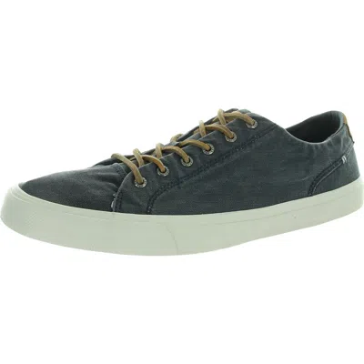 Sperry Striper Ii Ltt Mens Lace-up Canvas Casual And Fashion Sneakers In Blue