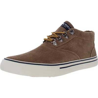Sperry Striper Ii Storm Mens Leather Waterproof Chukka In Brown