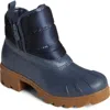 Sperry Syren Ascend Womens Memory Foam Rubber Winter & Snow Boots In Blue