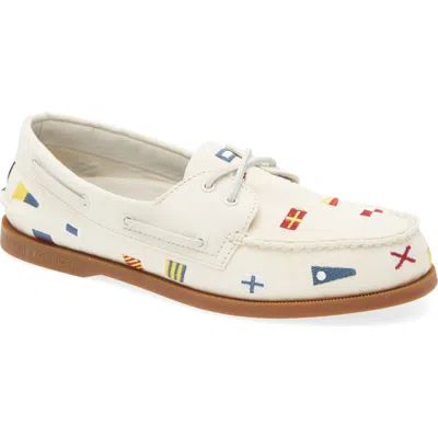 Sperry Top-sider® Sperry Authentic Original Boat Shoe In Canvas Bone