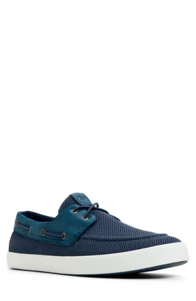 Sperry Top-sider® Sperry Bahama Ii Mixed Media Boat Shoe In Navy