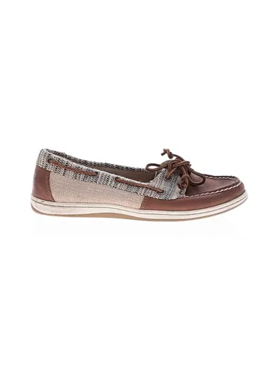 Pre-owned Sperry Top-sider® Flats Brown Shoes