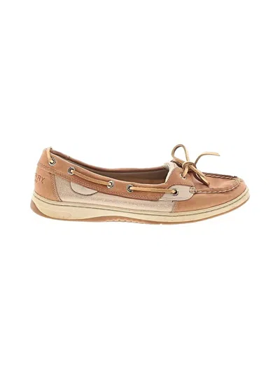 Pre-owned Sperry Top-sider® Flats Brown Shoes