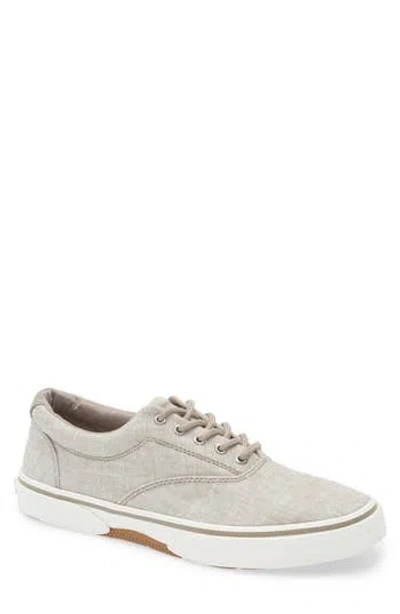 Sperry Top-sider® Sperry Halyard Cvo Cotton Chambray Sneaker In Chambray Grey