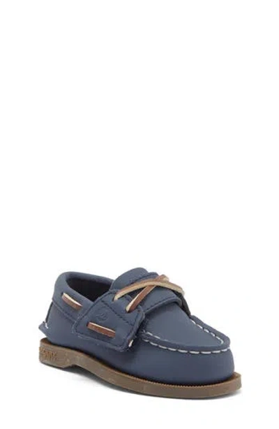 Sperry Top-sider® Kids' Original Boat Shoe In Navy