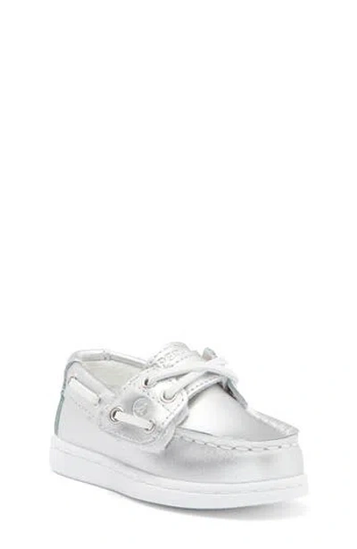 Sperry Top-sider® Kids' Original Boat Shoe In Silver