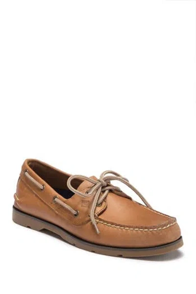 Sperry Top-sider® Sperry Leeward Leather Boat Shoe In Sahara