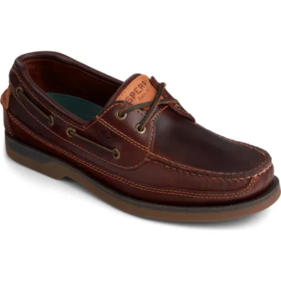 Sperry Top-sider® Sperry Mako 2-eye Boat Shoe In Amaretto