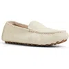 Sperry Top-sider® Sperry Port Driving Shoe In Bone Leather Nubuck