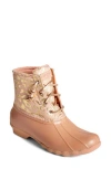 Sperry Top-sider® Saltwater Duck Toe Boot In Medium Pink