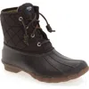Sperry Top-sider® Sperry 'saltwater' Waterproof Rain Boot In Black