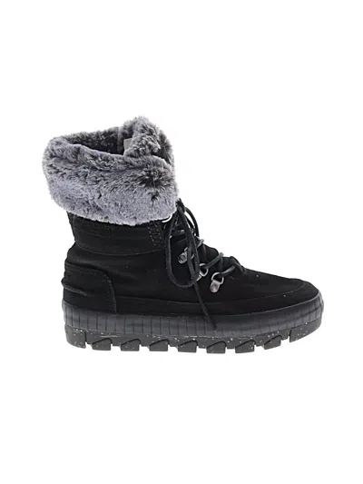 Pre-owned Sperry Top-sider® Ankle Boots Black Shoes