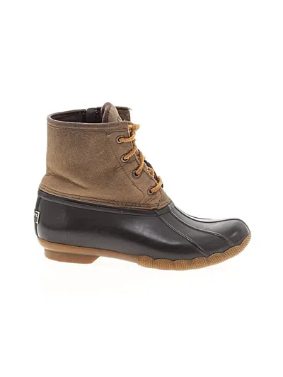 Pre-owned Sperry Top-sider® Ankle Boots Brown Shoes