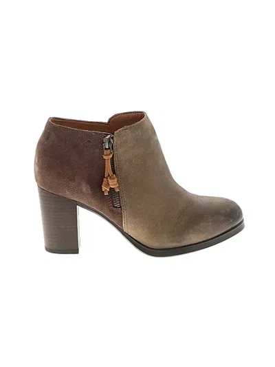 Pre-owned Sperry Top-sider® Ankle Boots Brown Shoes