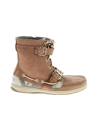 Pre-owned Sperry Top-sider® Ankle Boots Brown Shoes