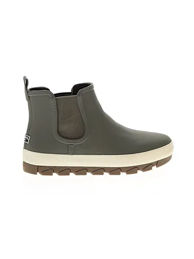 Pre-owned Sperry Top-sider® Ankle Boots Green Shoes