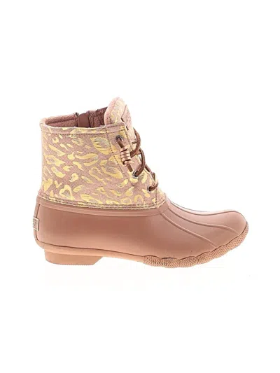 Pre-owned Sperry Top-sider® Ankle Boots Pink Shoes
