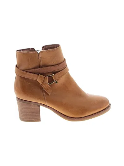 Pre-owned Sperry Top-sider® Ankle Boots Tan Shoes