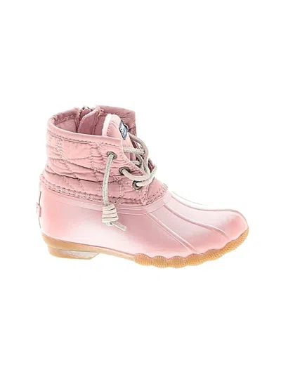 Pre-owned Sperry Top-sider® Kids' Boots Pink Shoes