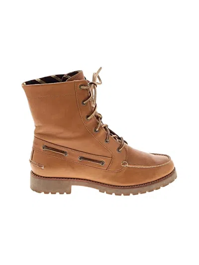 Pre-owned Sperry Top-sider® Boots Tan Shoes