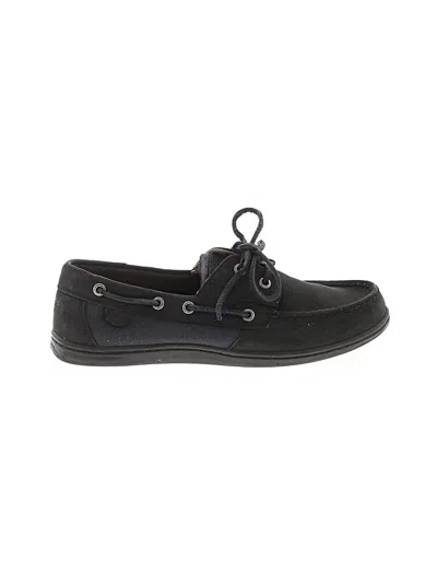 Pre-owned Sperry Top-sider® Flats Black Shoes