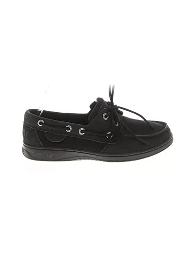 Pre-owned Sperry Top-sider® Flats Black Shoes