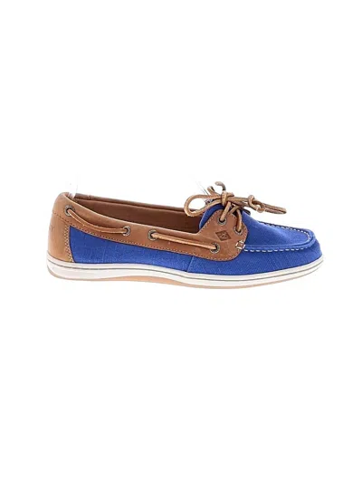 Pre-owned Sperry Top-sider® Flats Blue Shoes