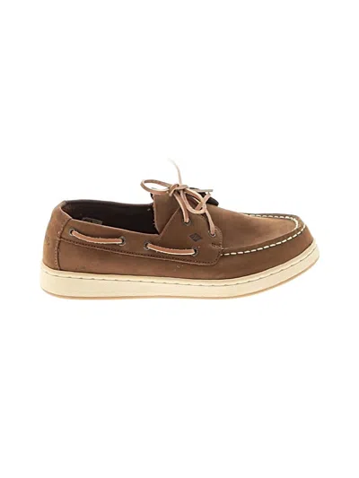 Pre-owned Sperry Top-sider® Flats Brown Shoes