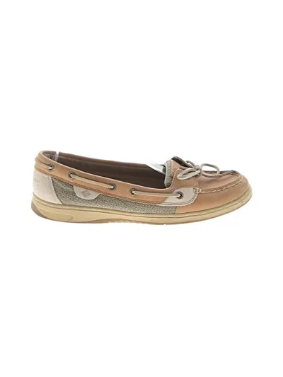 Pre-owned Sperry Top-sider® Flats Brown Shoes