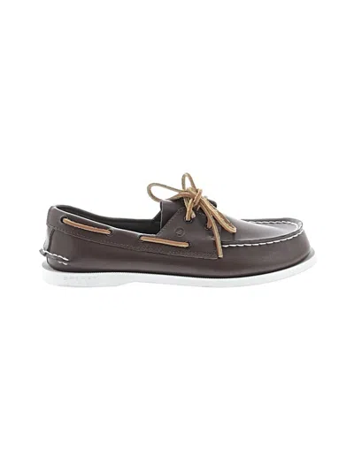Pre-owned Sperry Top-sider® Flats Brown Shoes
