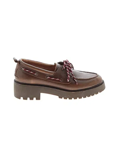 Pre-owned Sperry Top-sider® Flats Brown Shoes