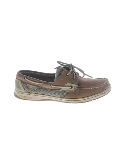 Pre-owned Sperry Top-sider® Flats Brown Shoes