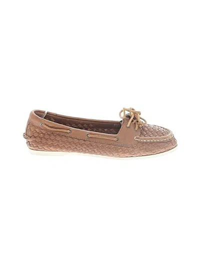 Pre-owned Sperry Top-sider® Flats Brown Shoes