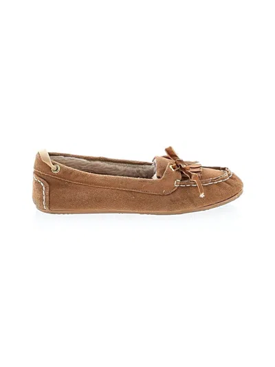 Pre-owned Sperry Top-sider® Flats Brown Shoes